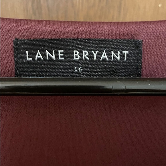 Lane Bryant UEC Women’s Size 16 Red and Black Abstract Floral Maxi Dress - Picture 7 of 13